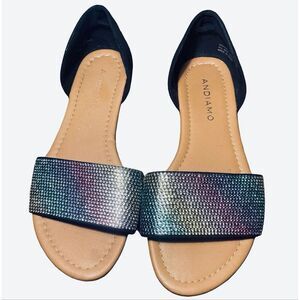 Andiamo Rhinestone Boho Sandals